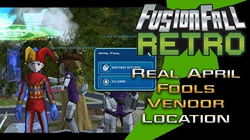 April Fools Vendor Location! - New April Fools Hats - FusionFall Retro