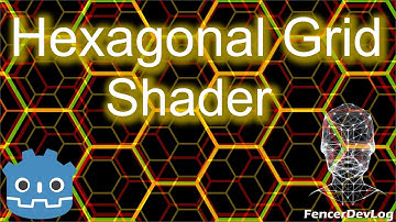 Godot 4: Hexagonal grid shader (tutorial)
