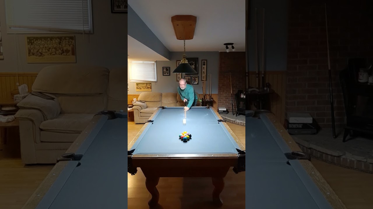 Image of video the #poollessons #pool #billiards #9ball , daily 9-ball break & make 39. 6