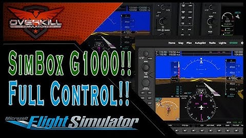 MSFS G1000 | SimBox Full Control From Anywhere!