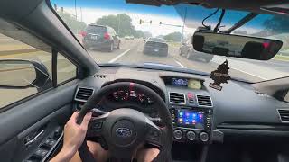POV driving 2021 Subaru WRX STI (ft. Hellcat)