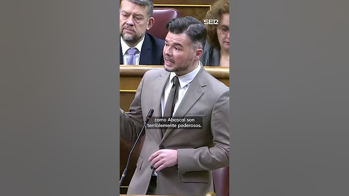 Las tres propuestas de Rufián a Sánchez para frenar el fascismo
