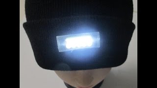 LED Mütze aus China im Test von Gadgetwelt!