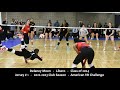 Delaney moon 1 libero volleyball highlights  american vb challenge 2023