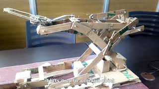 Robotic Gripper Arm Concept with Linear Actuator