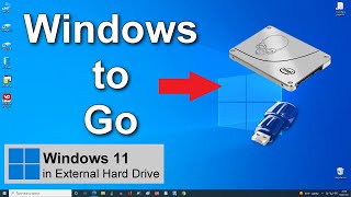 ✅Windows 11 - Install on a USB drive / Windows to Go / Portable Windows in External Hard Drive