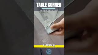 Amazing Skills Of Marble Table Damage Repair Diy Marble Tile Restoration Marble Tile