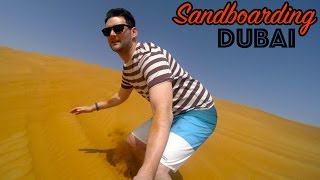 Dubai: Sandboarding in the desert (Apr 2017)(GoPro 4K)