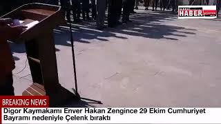 Enver Hakan Zengince Çelenk bıraktı