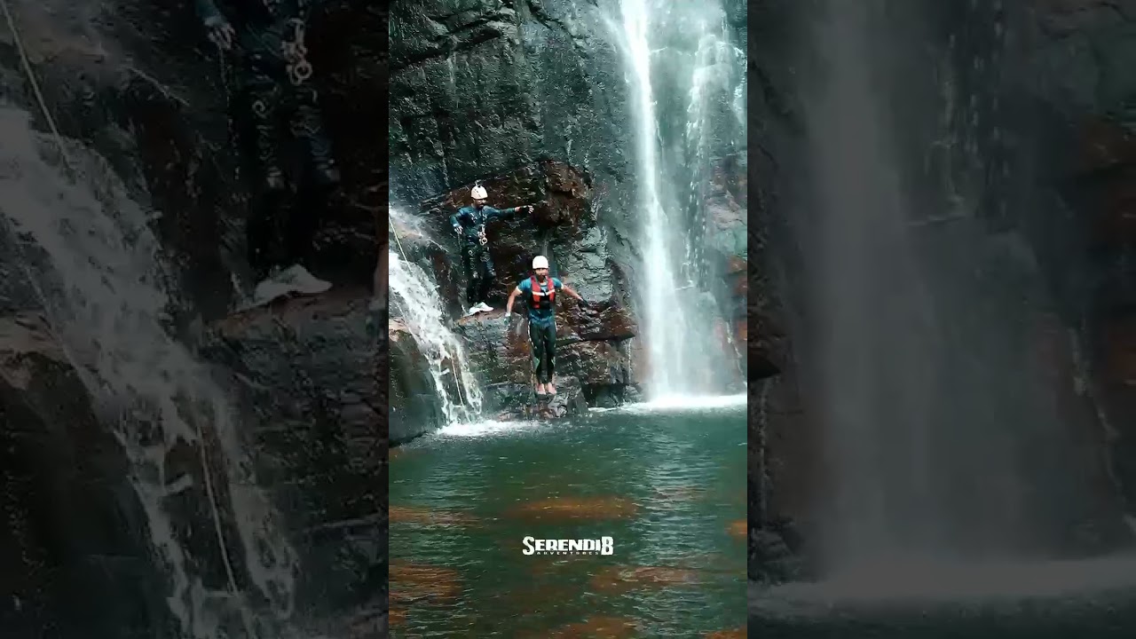 Bambarakanda Waterfall Abseiling