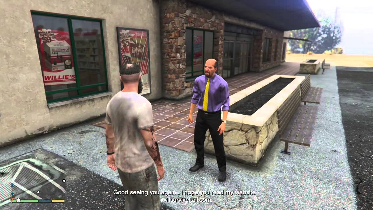 GTAV Bill Binder and Trevor, Dialogue after investing YouTube