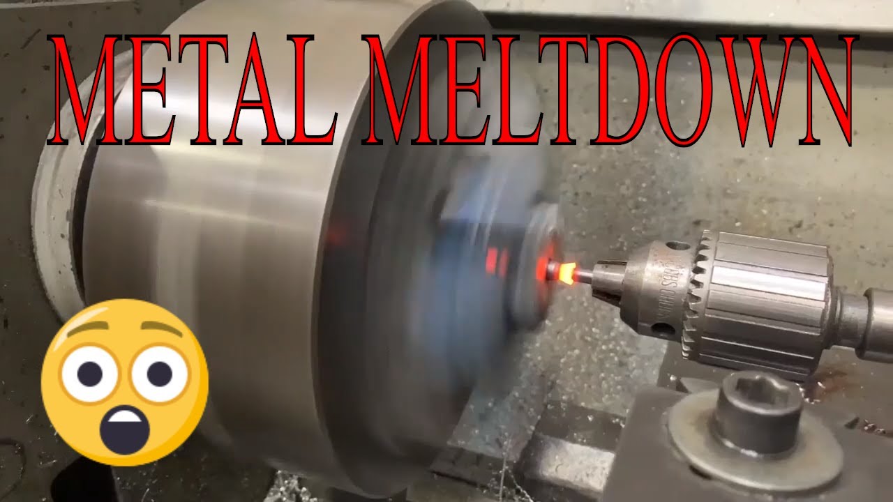 Extended tap using friction welding method on manual lathe