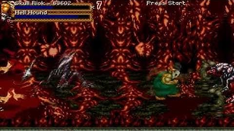 OpenBoR games: Splatterhouse: Journey through Hell playthrough
