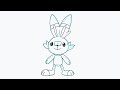 Cómo Dibujar a Scorbunny de Pokémon 🐰🔥 | Tutorial Fácil en 11 Pasos
