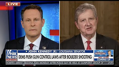 03 23 21 Kennedy talks gun control, border crisis with Fox News's Brian Kilmeade