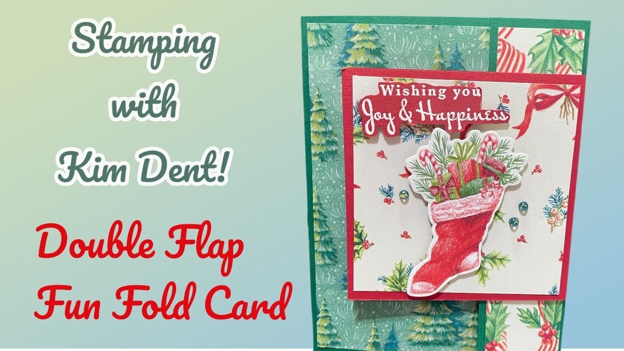 Learn How to Make a Double Flap Fun Fold Card! - YouTube