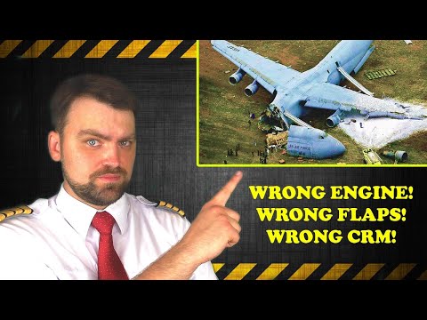 Air Crash | Pilot Shuts the Wrong Engine | C5 Galaxy