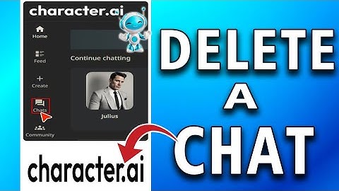How To Delete a Chat in Character ai (so simple)