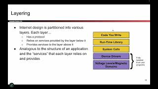 [Networking1, Video 4] Internet Abstraction Layers Profile