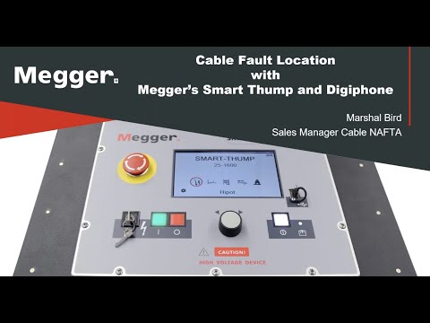 Cable Fault Location with Megger Smart Thump and Digiphone