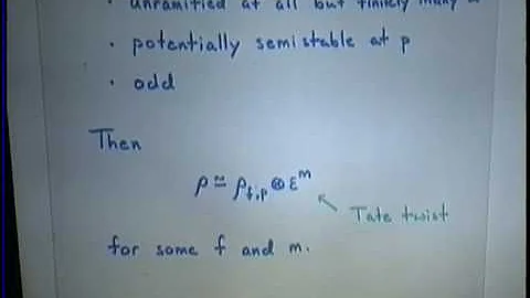 Modularity of Galois Representations - Christopher...