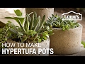 How to Make Hypertufa Pots