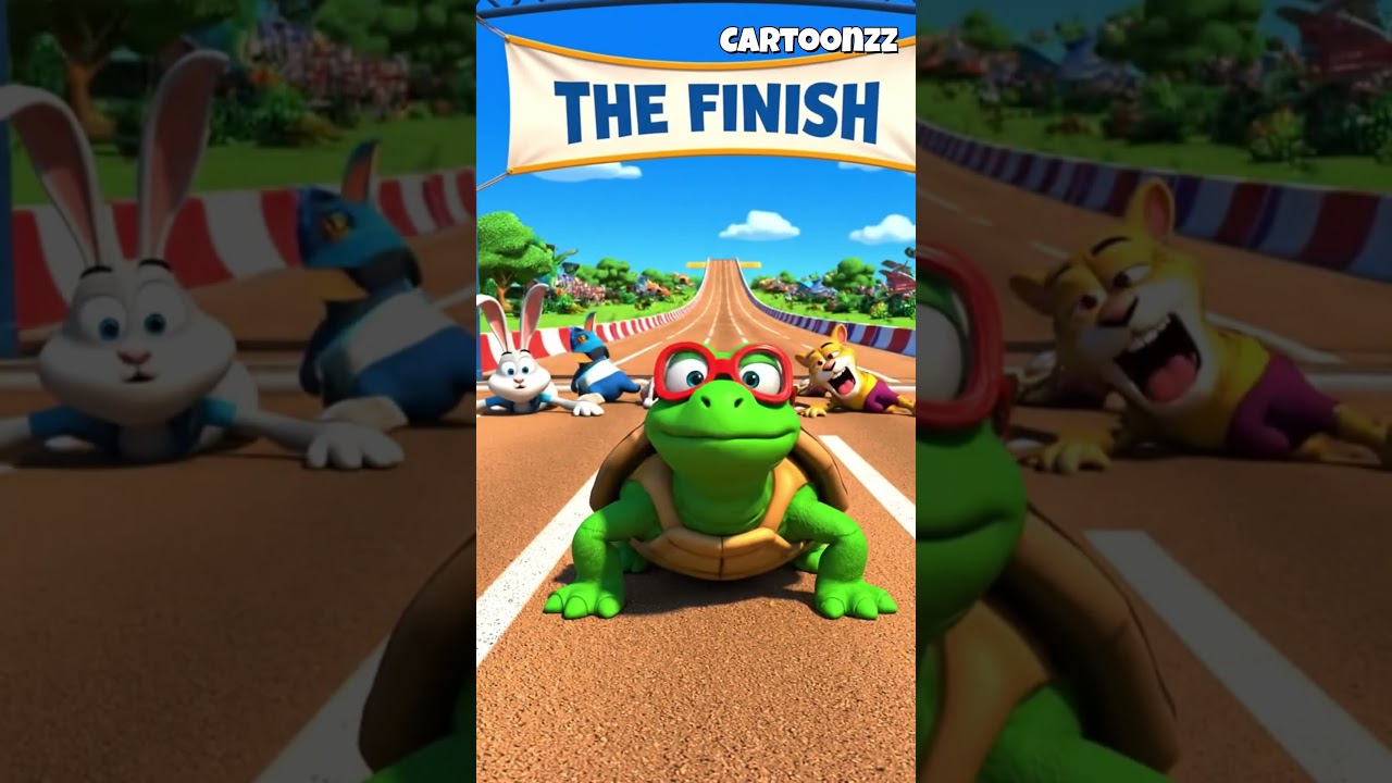 Super Fast Turtle vs Slow Animals – Who Wins? 🐢⚡