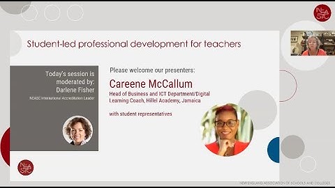 Student-led professional development for teachers | #NEASCwebinars