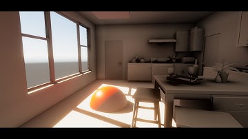 LUMINA GI - Work on new smooth scene normals mode and realistic scene adaptation examples B