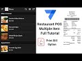 Appsheet restaurant multiple item pos system full tutorial