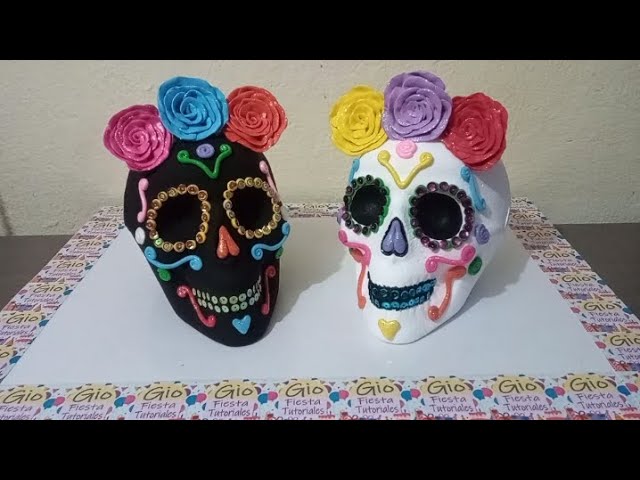 Calaveras Decorativas DIA DE MUERTOS #diademuertos #calaveras #diy 