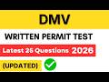 DMV Written Permit Test 2026 (UPDATED) – 25 Must-Know Practice Questions & Answers