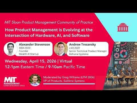 Product Management at the Intersection of Hardware, AI, and Software