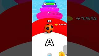 A-Z Run Short | Filastrocche ABC con gameplay divertente 🎶✨ #ballgameshub #cutiepie22yt screenshot 5