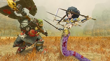 Dechala, the Denied One VS Grimgor Ironhide - Tides of Torment DLC | Total War Warhammer 3