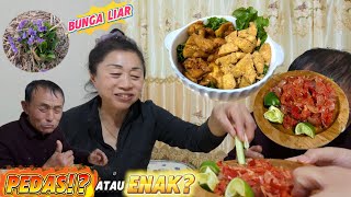  PAPA MAMA MUKBANG: LALAPAN MENTAH SUNDA   SAMBAL TERASI ULEK‼️🌿🔥