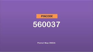 Pincode 560037  Rameshnagar Yemalur Doddanekkundi U0026 More