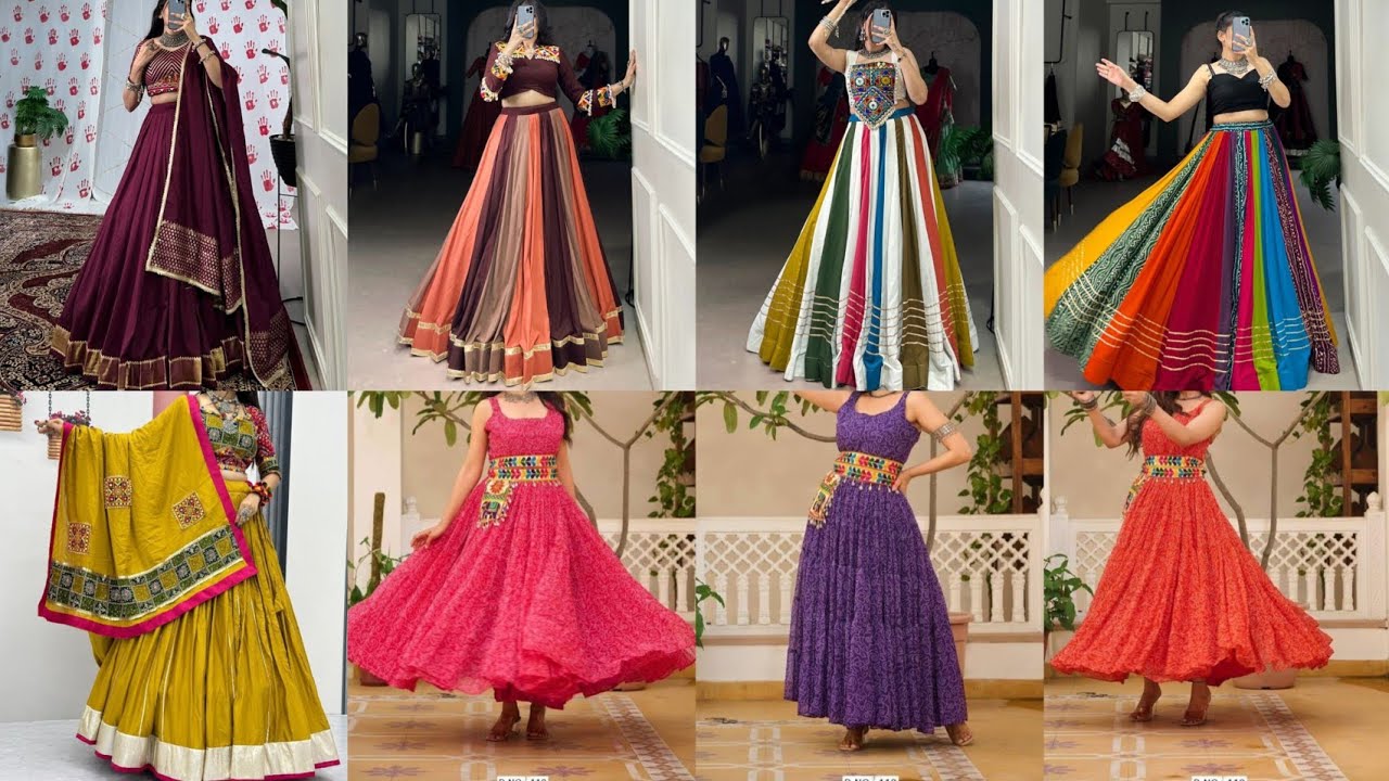 Traditional Navratri Outfit Ideas/Garba Chaniya Choli Design/Lehenga Choli Outfit Ideas