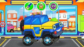 CAR WASH GAMES FOR KIDS|CAR GAMES| ACTIVITY GAME FOR CHILDREN'S |BUSY WITH LEARNING |RAINBOWKIDDIE screenshot 3