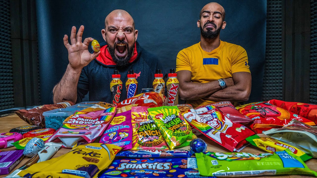 تحدي ١٢،٠٠٠ سعرة من الحلويات المستوردة 🍭 Imported Candy Challenge 12,000 Calories