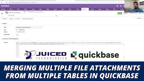 Use This Quickbase Add-On to Merge Multiple Files from Multiple Tables in Your Application!