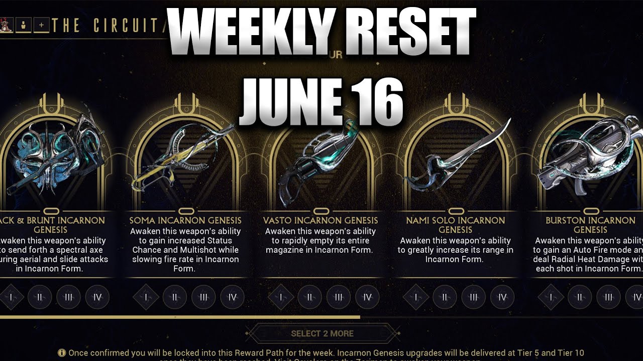 What Week Rotation Is Incanon Warframe Farm Your Weekly Incarnons! Warframe Weekly Reset June 16 2024! - YouTube