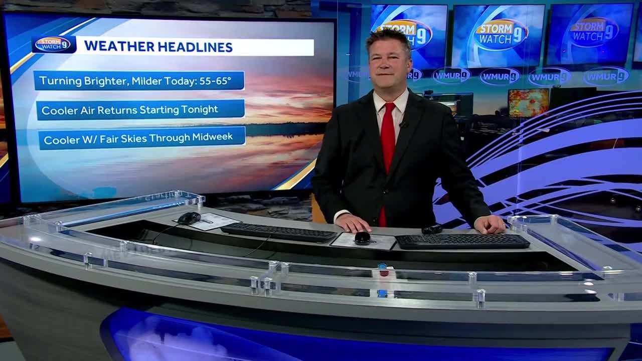 Video: Cooler air to return this week after mild Monday - YouTube