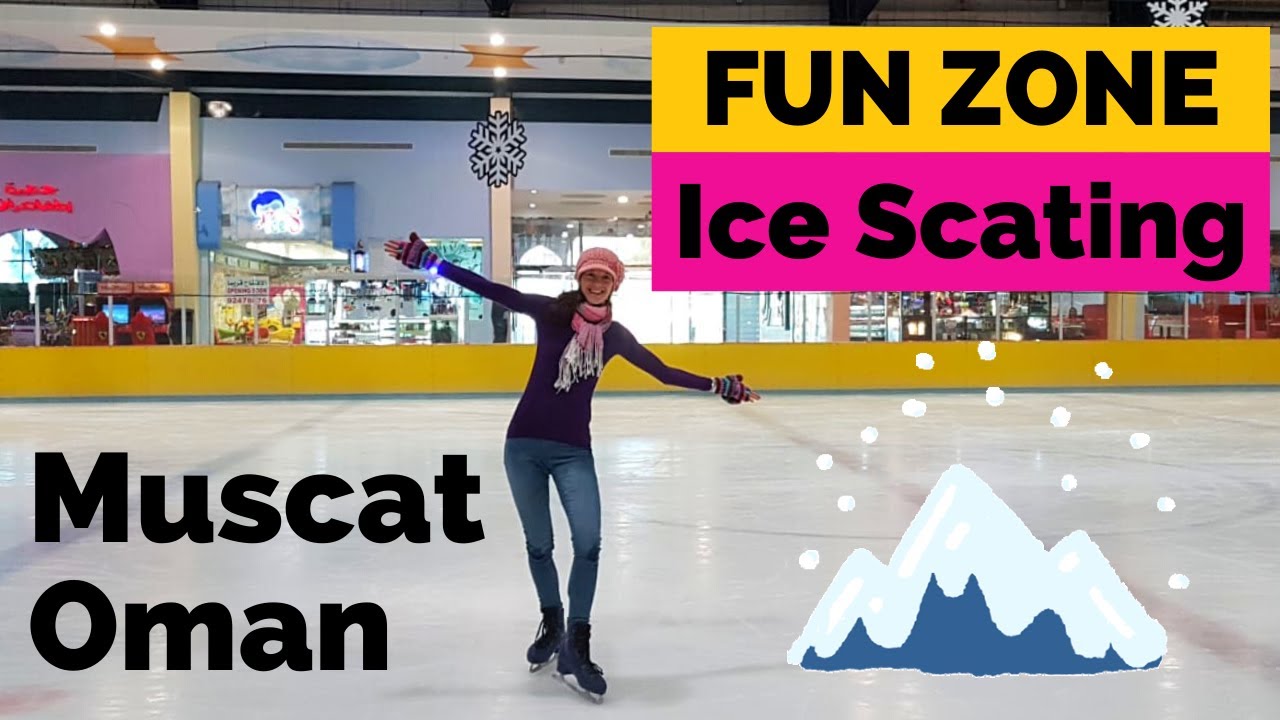 FunZone Oman Ice skating All Ice (Eyes) on us ! YouTube