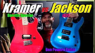 Kramer Baretta Special vs Jackson JS22  $200 Guitar Comparison