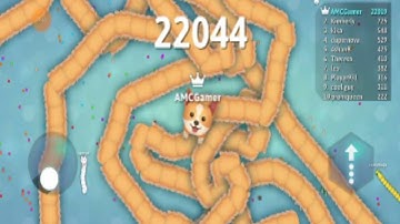 snake.io NOOB VS PRO VS HACKER | I reached 22000 scores World record 2023 | AMC Gamer