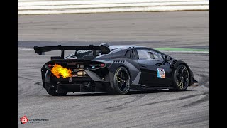 Lamborghini Huracan Super Trofeo EVO2 - Pure Sound, Flames and big bangs!