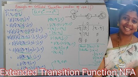Lecture-32 Extended Transition function NFA example | By Neelis Galaxy