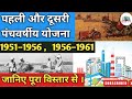 भारत की पहली पंचवर्षीय योजना (1951-56),दूसरी पंचवर्षीय योजना (1956–1961), भारत का औद्योगिक परिवर्तन