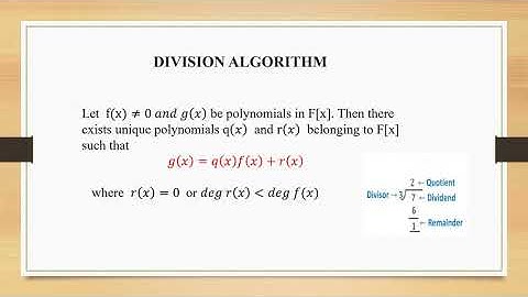 ALGEBRA AND NUMBER THEORY - FINITE FIELDS AND POLYNOMIALS